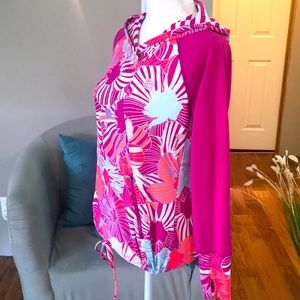 Title Nine Floral Hoodie